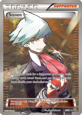 Steven (Full Art) (95/98) - XY  Ancient Origins Holofoil