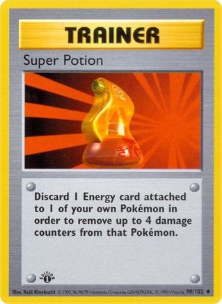 Super Potion (90/102) - Base Set Shadowless 1st Edition