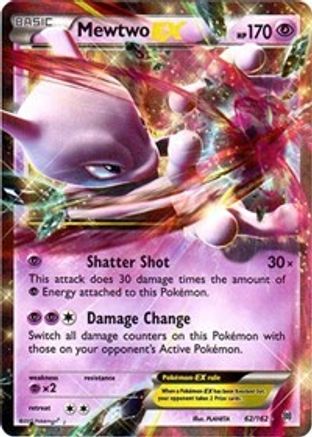 Mewtwo EX (62/162) - XY  BREAKthrough Holofoil