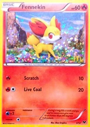 Fennekin (3/12) - McDonalds Promos 2014 Holofoil