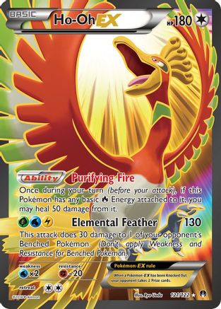 Ho-Oh EX (Full Art) (121/122) - XY  BREAKpoint Holofoil