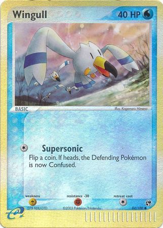 Wingull (84/100) - Sandstorm Reverse Holofoil