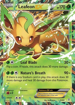 Leafeon EX (10/83) - Generations Holofoil