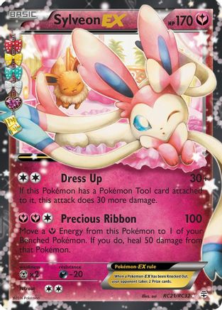 Sylveon EX (RC21/RC32) - Generations Radiant Collection Holofoil