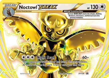 Noctowl BREAK (XY136/211) - XY Promos Holofoil