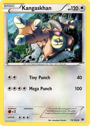 Kangaskhan (75/124) - XY  Fates Collide