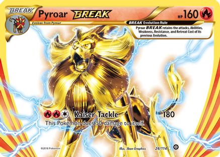 Pyroar BREAK (24/114) - XY  Steam Siege Holofoil