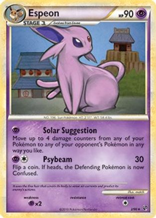 Espeon (HGSS Undaunted) (2/090) - Deck Exclusives