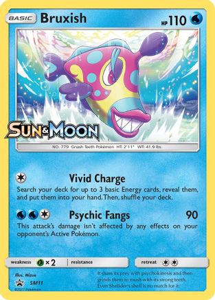 Bruxish (Prerelease) (SM11/248) - SM Promos Holofoil
