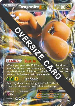 Dragonite EX (74/111) - Jumbo Cards Holofoil