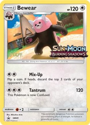 Bewear (Prerelease) [Staff] (SM49) - SM Promos Holofoil