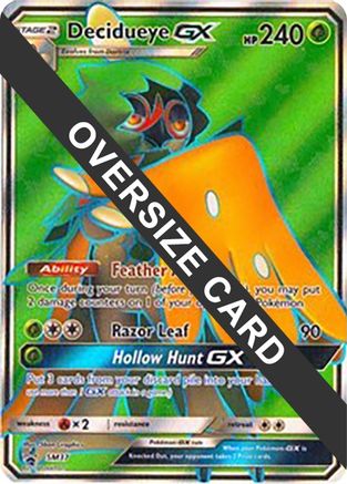 Decidueye GX (SM Black Star Promo) (SM37) - Jumbo Cards Holofoil