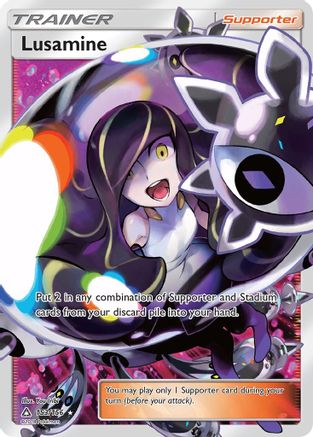 Lusamine (Full Art) (153/156) - SM  Ultra Prism Holofoil