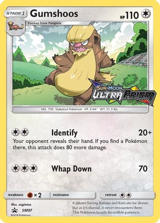 Gumshoos (Prerelease) (SM97/248) - SM Promos Holofoil