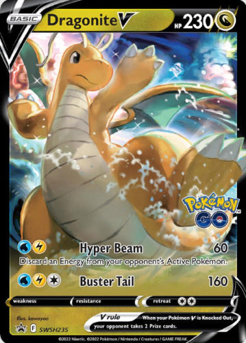 Dragonite V & Dragonite VSTAR - SWSH235 - Pokemon Go Promo [SEALED]