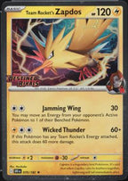 Team Rocket's Zapdos (Destined Rivals Stamp) (70) - Miscellaneous Cards & Products Holofoil