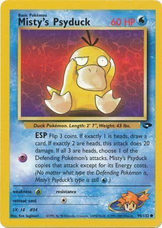 Misty's Psyduck (90/132) - Gym Challenge Unlimited