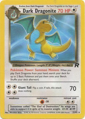 Dark Dragonite (22/82) - Team Rocket Unlimited