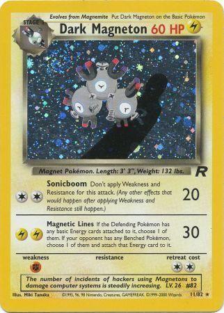 Dark Magneton (11/82) - Team Rocket Unlimited Holofoil