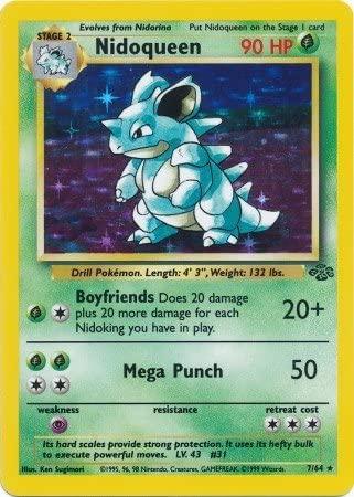 Nidoqueen (7/64) - Jungle Unlimited Holofoil