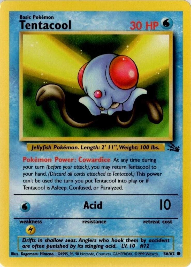 Tentacool (56/62) - Fossil Unlimited