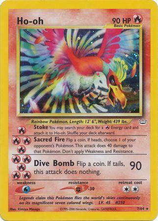 Ho-oh (7/64) - Neo Revelation Unlimited Holofoil
