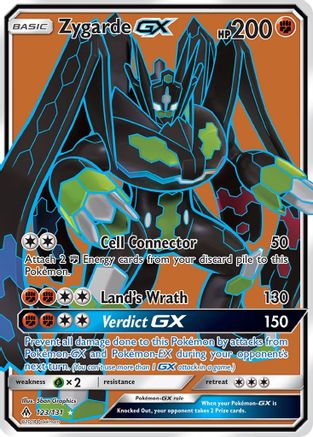 Zygarde GX (Full Art) (123/131) - SM  Forbidden Light Holofoil