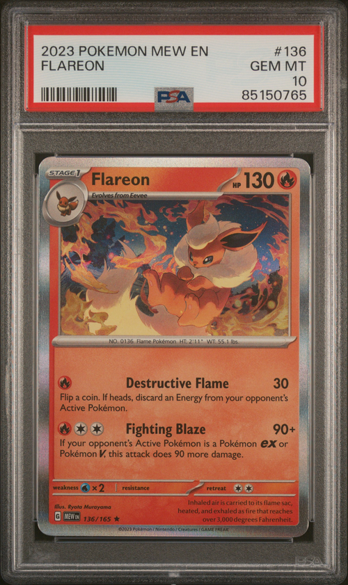 PSA Card Front