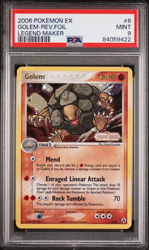 PSA Card Front