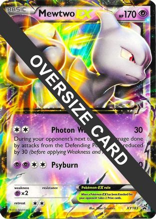 Mewtwo EX (XY183) - Jumbo Cards Holofoil