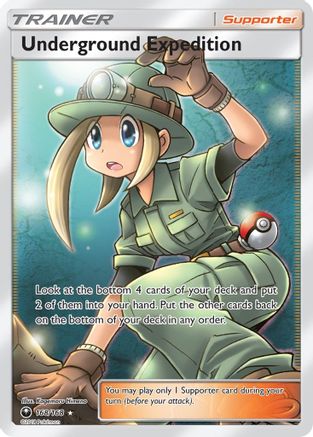 Underground Expedition (Full Art) (168/168) - SM  Celestial Storm Holofoil
