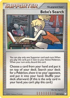 Bebe's Search (Cosmos Holofoil) (109/123) - Miscellaneous Cards & Products Holofoil
