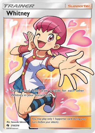 Whitney (Full Art) (214/214) - SM  Lost Thunder Holofoil
