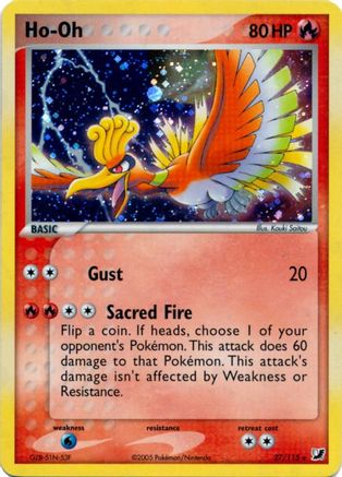 Ho-Oh (Cosmos Holo) (27/115) - Deck Exclusives Holofoil