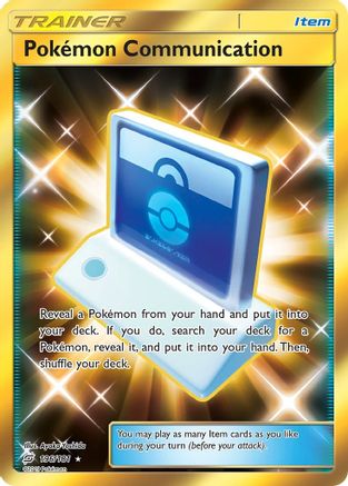 Pokemon Communication (Secret) (196/181) - SM  Team Up Holofoil