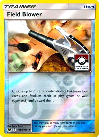 Field Blower (Pokemon League) (125a/145) - League & Championship Cards Reverse Holofoil