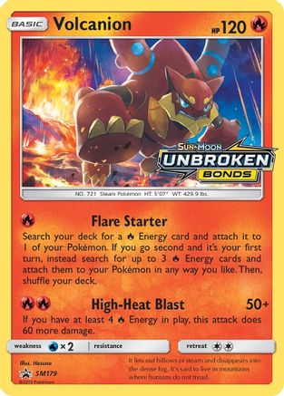 Volcanion (Prerelease) (SM179/248) - SM Promos Holofoil