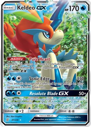Keldeo GX (47/236) - SM  Unified Minds Holofoil