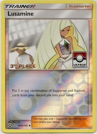 Lusamine (League Challenge) [3rd Place] (153a/156) - League & Championship Cards Reverse Holofoil