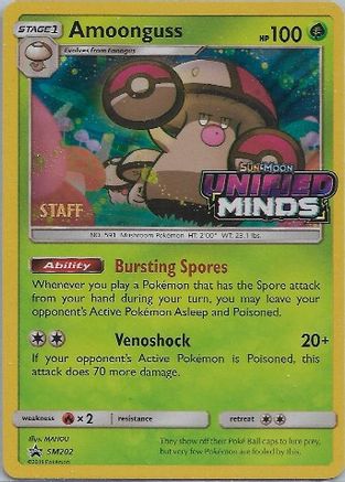 Amoonguss (Prerelease) [Staff] (SM202) - SM Promos Holofoil