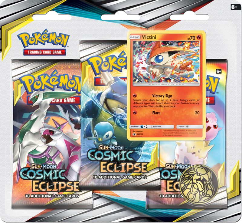 Cosmic Eclipse Victini 3-Pack Blister