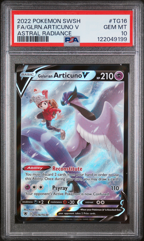 PSA Card Front