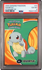 PSA 6 SQUIRTLE DANONE STADIUM TIP