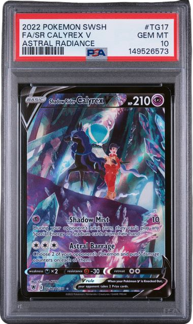 PSA 10 FA/SR CALYREX V ASTRAL RADIANCE 