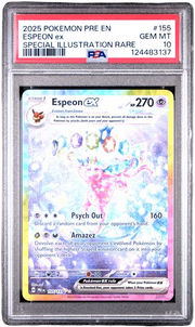 PSA 10 Espeon Ex Prismatic Evolutions 