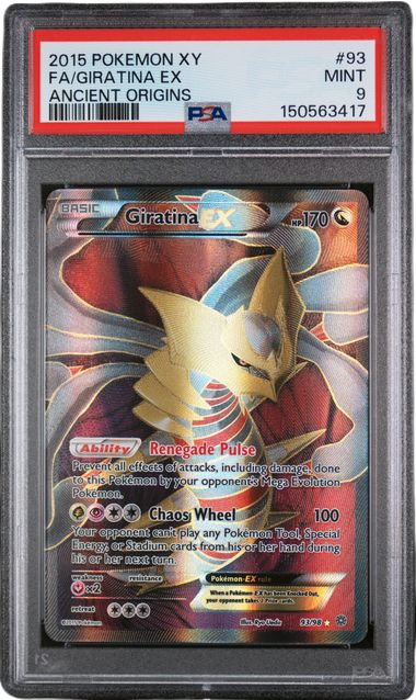 PSA 9 GIRATINA EX ANCIENT ORIGINS 