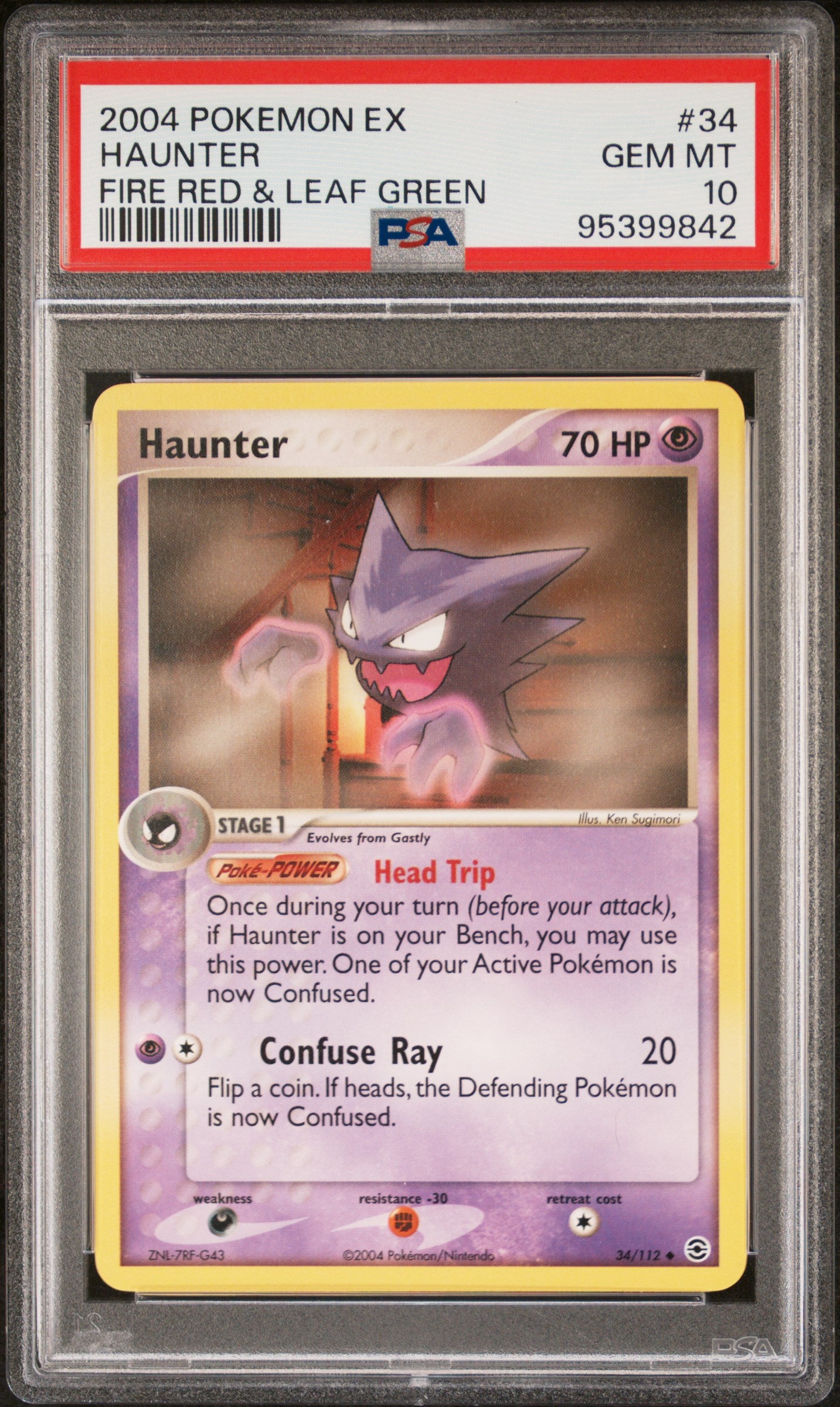 PSA 10 HAUNTER FIRE RED & LEAF GREEN