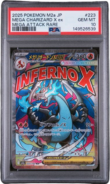 PSA 10 MEGA CHARIZARD X EX MEGA ATTACK JPN