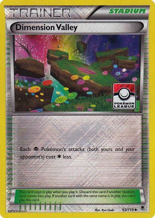 Dimension Valley (Pokemon League) (93/119) - League & Championship Cards Reverse Holofoil