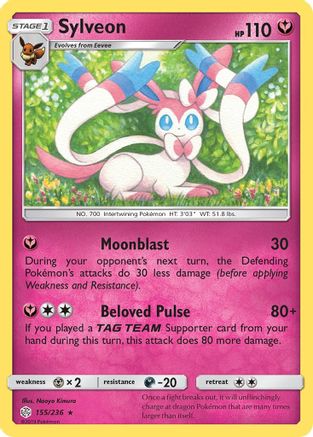 Sylveon (155/236) - SM  Cosmic Eclipse